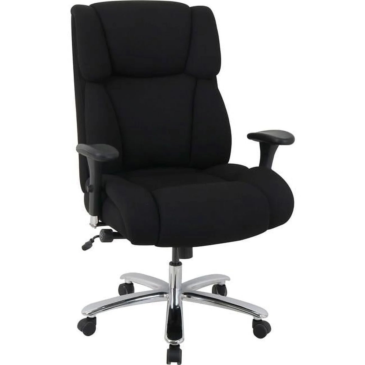 Black Big & Tall Executive Fabric Chair S7639
