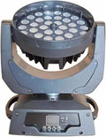 36x18W RGBWAUV 6 in 1 LED Zoom Moving Head Stage Wash Light X3716