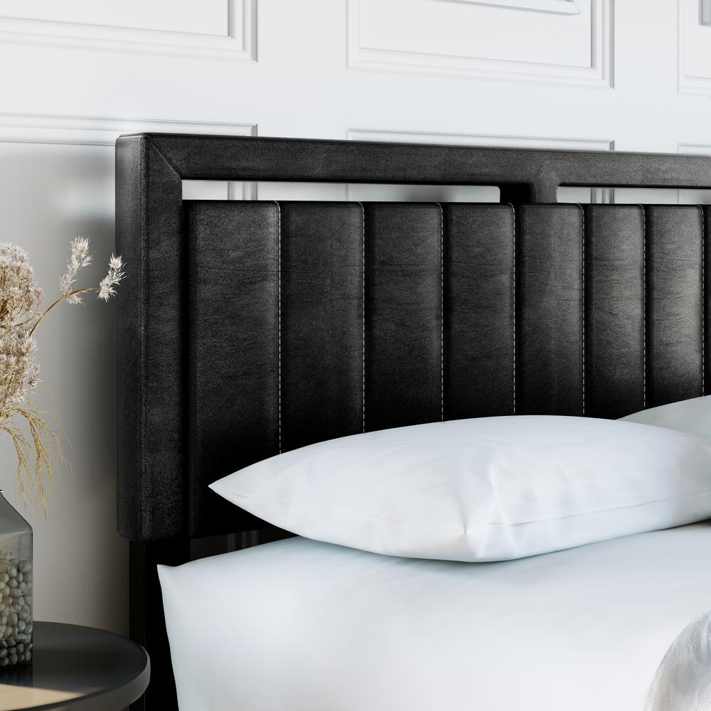 Faux Leather Upholstered Platform Bed G334681