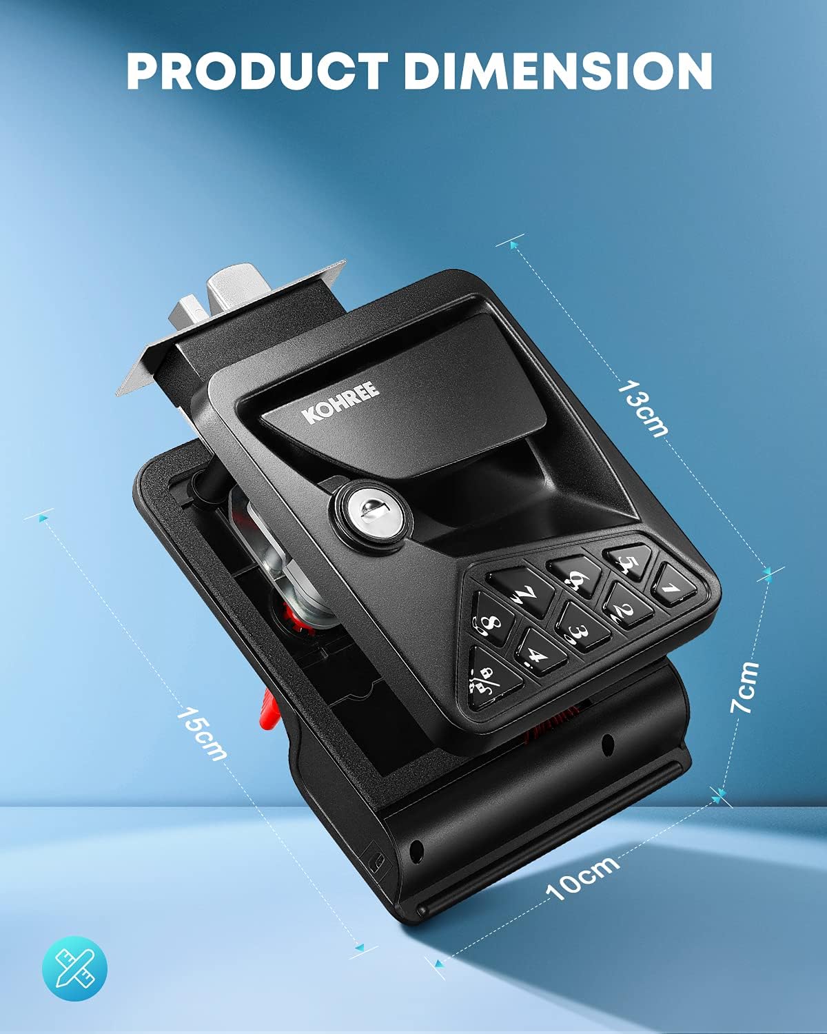 Keyless Entry RV Door Lock with Keypad Deadbolt K101