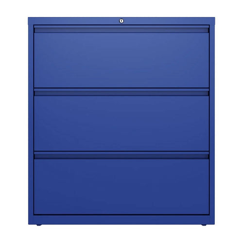 36" Metal Lateral File Cabinet with 3 Drawers O17966