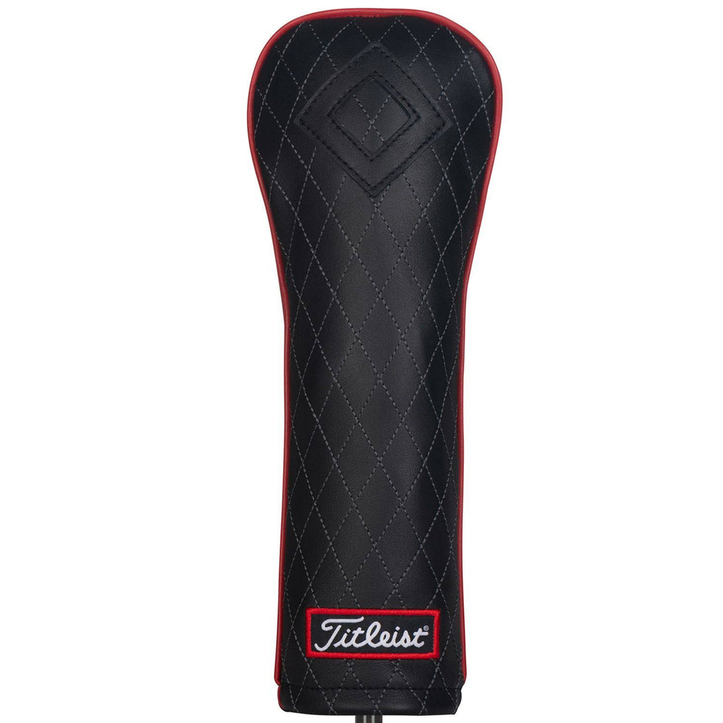 Jet Black Leather Fairway Headcover Q248