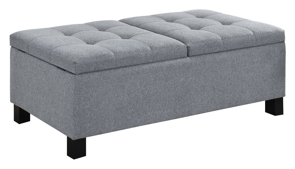 Grey Storage Bench U84537