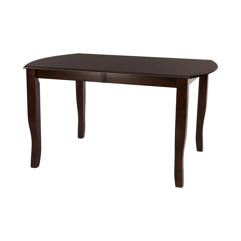 Dark Cherry Mango Veneer Wood Dining Table C822286