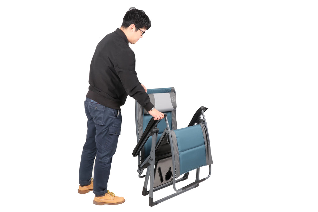 Blue Polyester Zero-Gravity Chair K6063