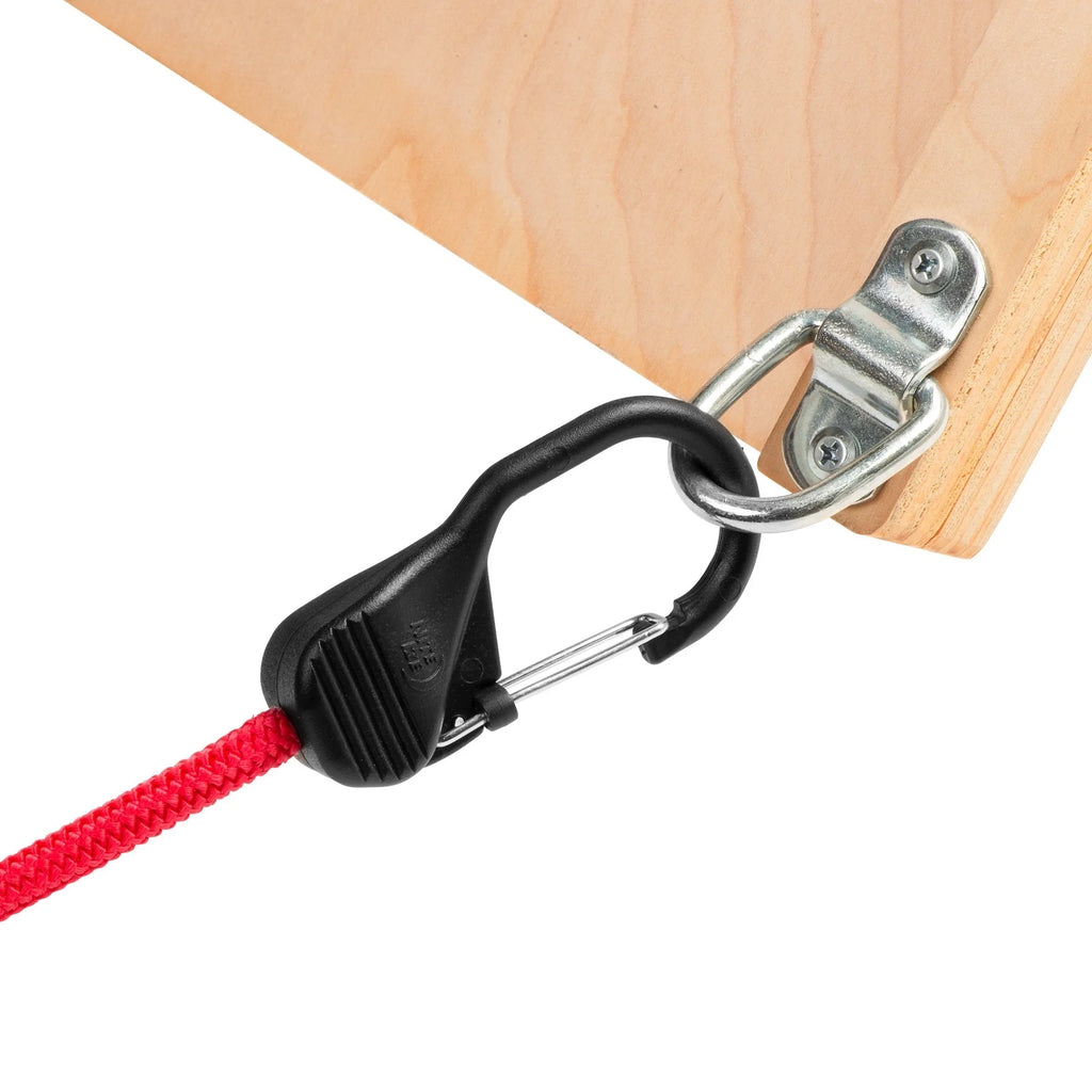 Red SlideLock Carabiner Bungee 24 in D6052