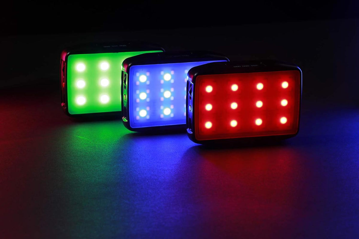 RGB Pocket LED Video Light Pack of 2 W418