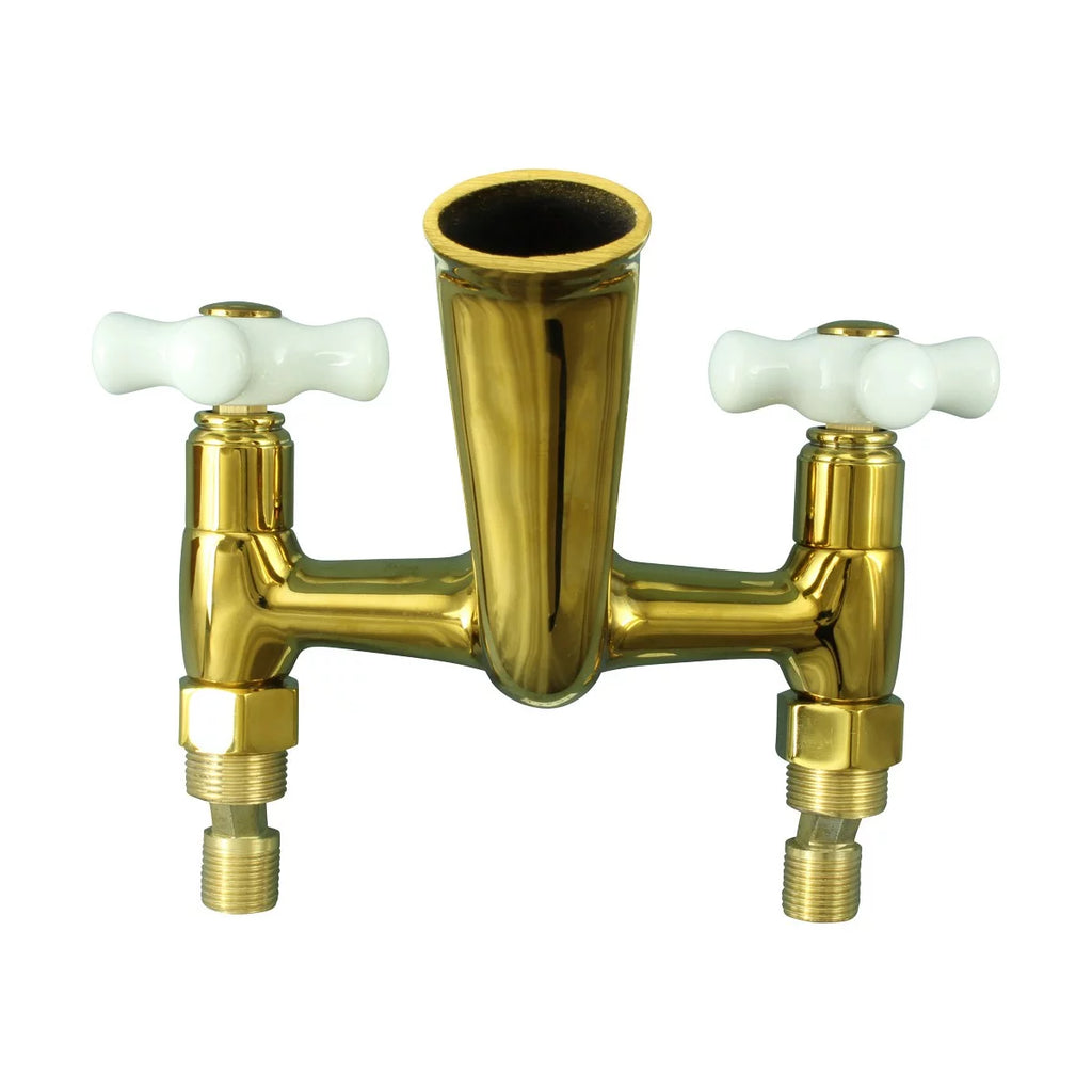 PVD Brass Porcelain Tub Faucet H73880