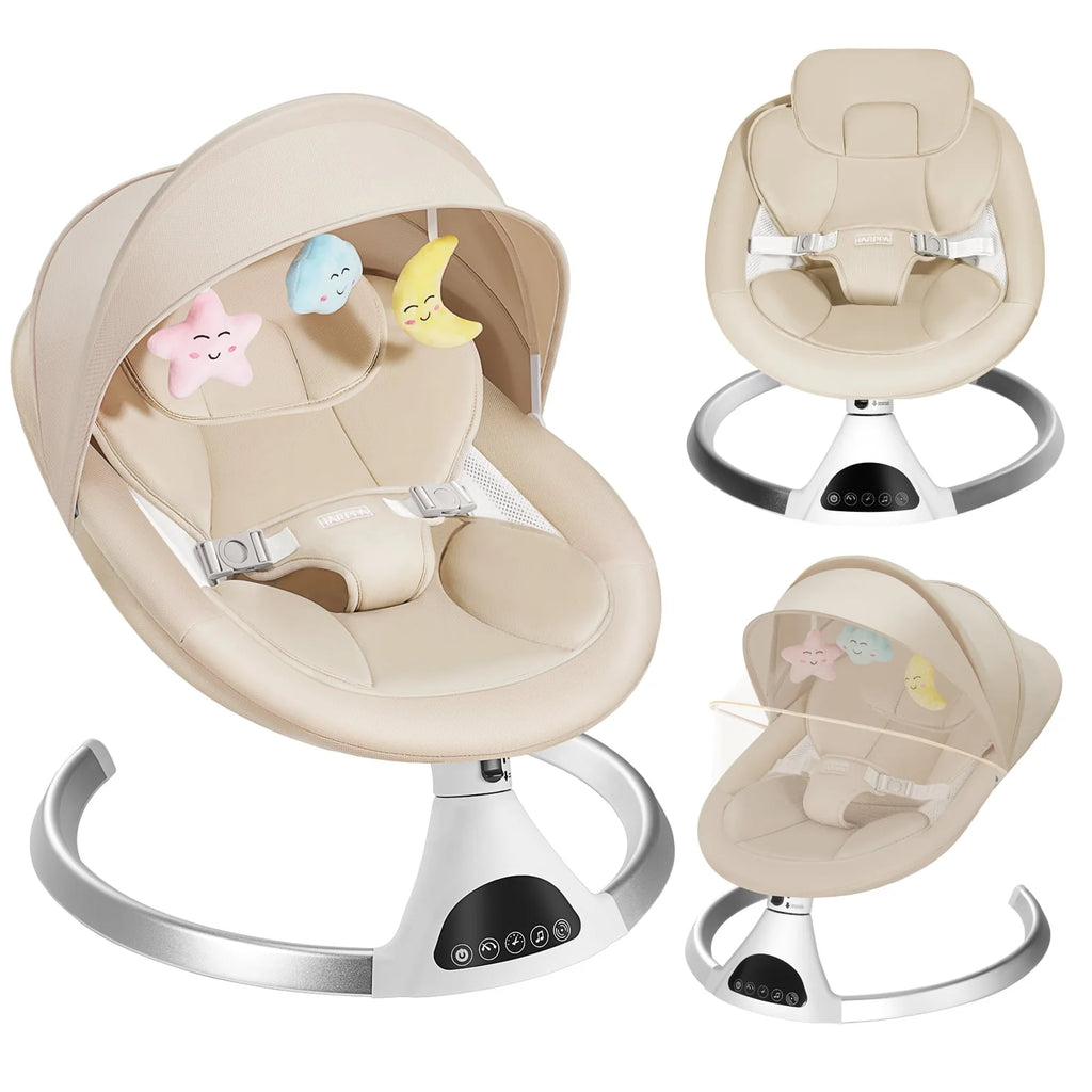 Pink Electric Baby Swing H69074