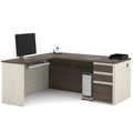 L-Shaped Workstation with Pedestal J94273