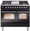 Black Dual Fuel Natural Gas Range C138