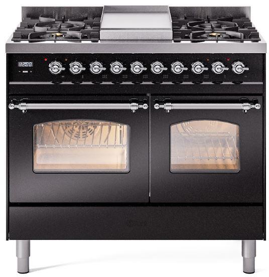 Black Dual Fuel Natural Gas Range C138