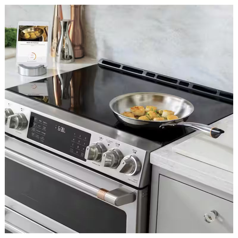 30 in. 5.7 cu. ft. Slide-In Induction Range with Convection H326