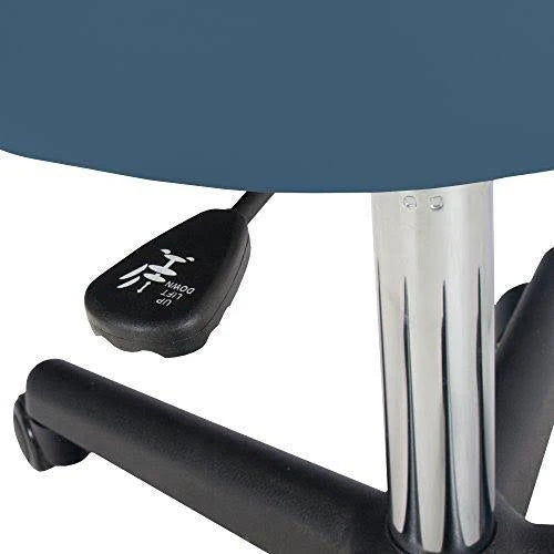 Pneumatic Massage Rolling Stool with Backrest Z81322