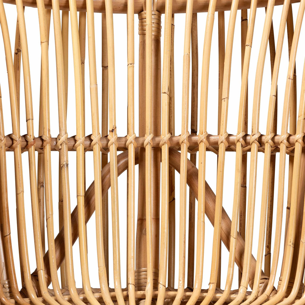 Natural Rattan Wide Seat Lounge Chair P25787