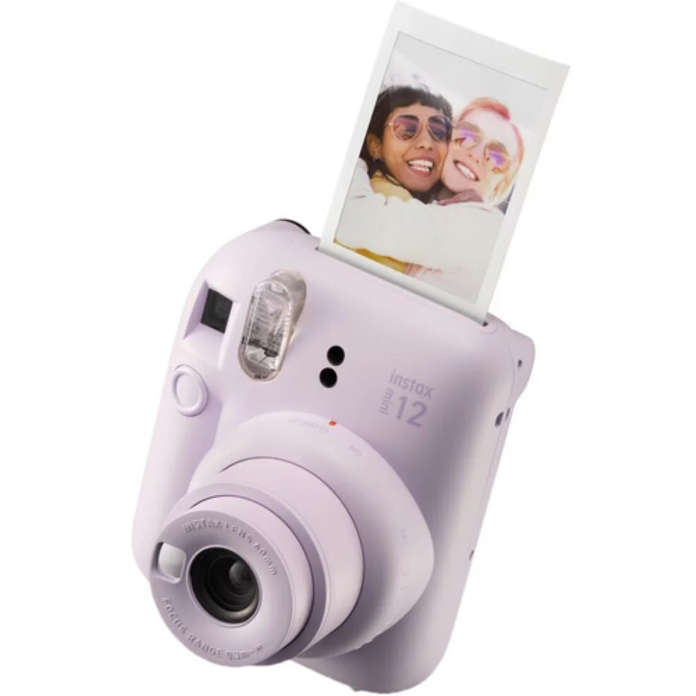 Lilac Purple Instant Film Camera with Instant Film Q889602