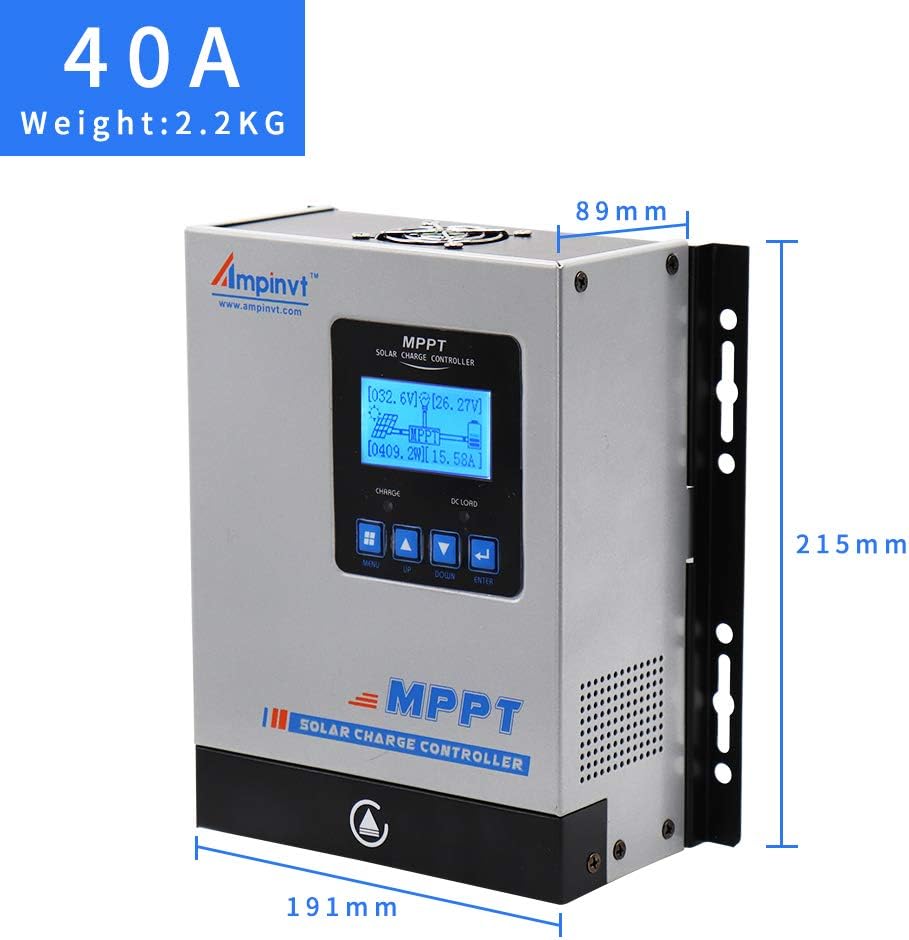 Solar Panel Charge Controller 12v24v36v48v auto max 150v Solar Input S5158