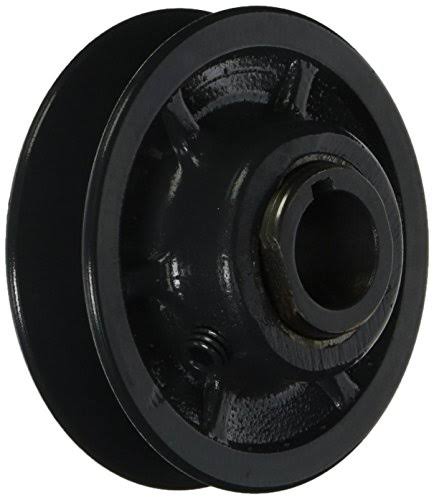 Variable Pitch Sheave, 1 Groove, Finished Bore, Cast Iron, for 3L, 4L, A, 5L, B Section Belt E608842