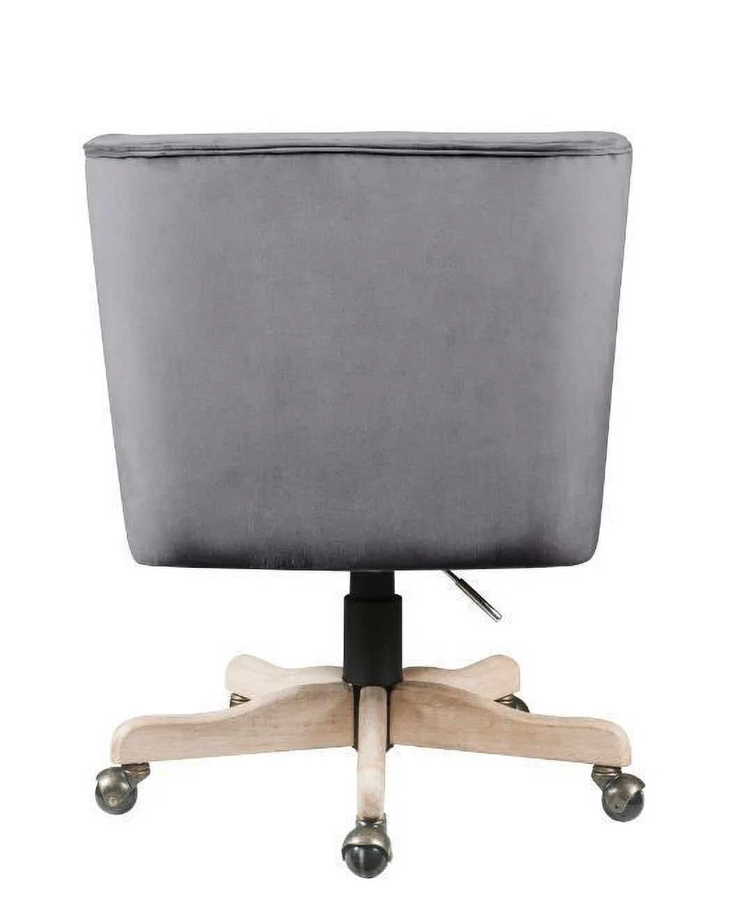 Grey Velvet Office Chair L700