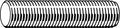 Threaded Stud, plain, 1-1/4-8X14-3/4, pk6 J720325