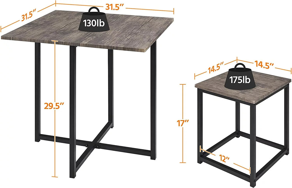 5-Piece Dining Table Set with 4 Stools N216476