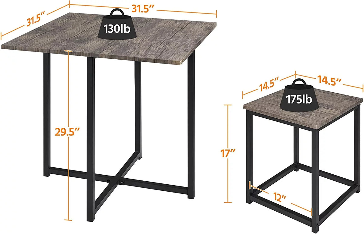 5-Piece Dining Table Set with 4 Stools N216476